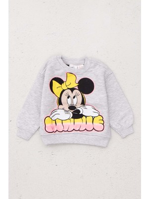 Hopi Kids Çocuk Kız Tek Sweat Z - Gıri Melanj - 18-24 Ay