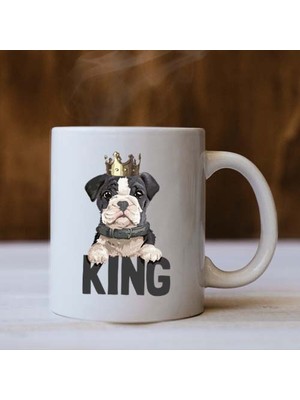 Pekshop King Taçlı Köpekli Kupa Bardak