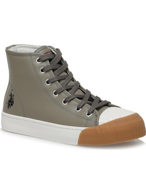 U.S. Polo Assn. Nıza 2pr Haki Kadın High Sneaker