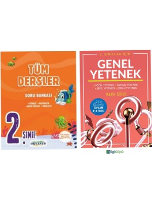 Okyanus Yayınları 2. Sınıf Tüm Dersler Soru Bankası + Genel Yetenek Kitabı
