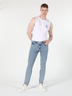 Colin's 067 Jack Orta Bel Normal Kesim Düz Paça Açık Mavi Erkek Pantolon