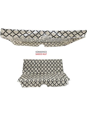 Nelson Bahçe Salıncağı Minder Kılıfı 2 Kişilik (Süngersiz)Vip Minder-Alaçatı