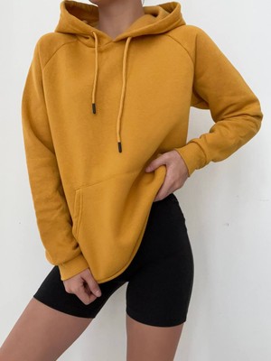 By Armin Carlotta Kadın Kapşonlu Cepli Spor Sweatshirt