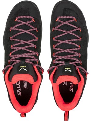 Salewa Wildfire Leather Kadın Deri Ayakkabı Siyah /Turuncu
