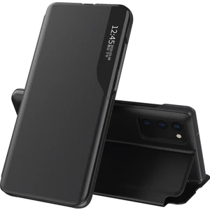Folio Flip View Pencere Litchi Doku Deri Telefon Katlanabilir Stant Kasa Kapak Samsung Galaxy AA52 4g / 5g / A52S 5g (Yurt Dışından)