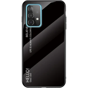 Tpu + Pc + Cam Renk Gradyan Deseni Samsung Galaxy A52 4g / 5g / A52S 5g Için Süper Ince Cep Telefonu Kılıfı (Yurt Dışından)