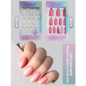 Takma Tırnak Renk Değiştiren Tak ve Çık Kendinden Yapışkanlı - 862