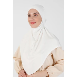 Viskon Kemerli Türban - Krem - Ecardin