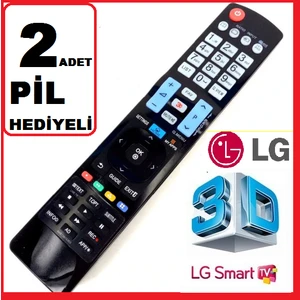 Ata Elektronik Lg Uyumlu AKB73756502 Smart 3D LED Tv Kumandası - Lg Tüm Modeller Için 930 + 2pil