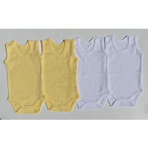 Özdemirli Bebe Jakarlı Klimalı Askılı Çıtçıtlı Badi 4 Lü Paket