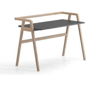 Pi Home Çalışma Masası, Antrasit & Ahşap Ayak 60 x 120 cm