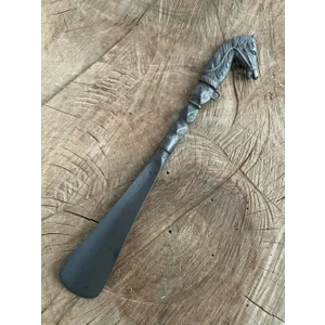 Antik Oksit Ayakkabı Çekeceği Pirinç Ayakkabı Çekecek Kerata 28CM
