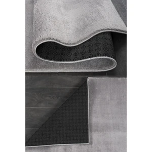 Bonny Home Relax Gri Yumuşak Halı Kaymaz Taban Kesme Yıkanabilir Yolluk