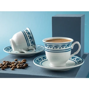 English Home Axis Porselen 2'li Kahve Fincan Takımı 80 ml Lacivert