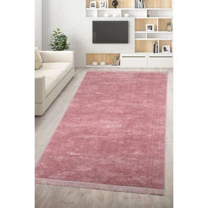 Bonny Home Saltanat Pudra Leke Tutmaz Yıkanabilir Kaymaz Halı Yumuşak Püsküllü Saçaklı Lüks Yolluk