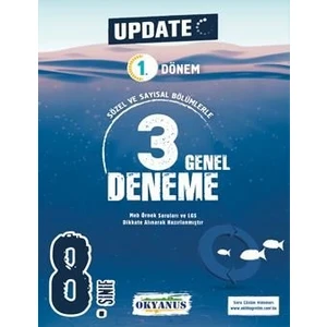 Okyanus Yayınları 8. Sınıf LGS Update 1.dönem 3 Genel Deneme