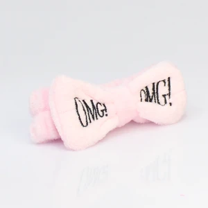 Omg Peluş Bandana Makyaj Saç Bandı A.pembe