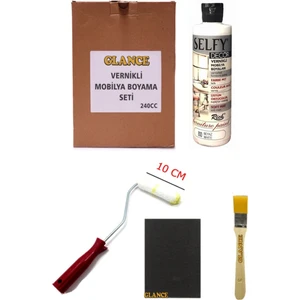 Rich Selfy Decor 240 cc Beyaz Kendinden Vernikli Mobilya Boyama Seti – Kolay Uygulama, Dayanıklı ve Pürüzsüz Yüzey