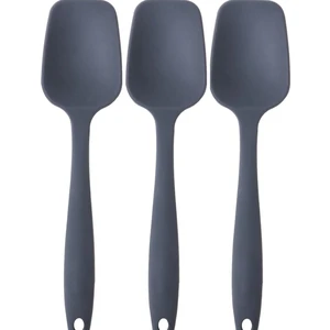 Pink Rose Bybirgül Büyük Boy Düz Silikon Spatula Set