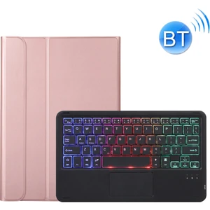 ZH Store A08-AS Bluetooth Klavye+Kılıf Samsung Galaxy Tab A8 Için Altın Gül (Yurt Dışından)