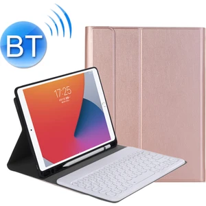 ZH Store Samsung Galaxy Tab S6 Lite 10.4 P610 /P615(2020)IÇIN Bluetooth Klavye Kılıfı Altın Gül (Yurt Dışından)