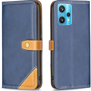 ZH Store Oppo Realme 9 Pro+ Için Deri Kılıf Mavi (Yurt Dışından)