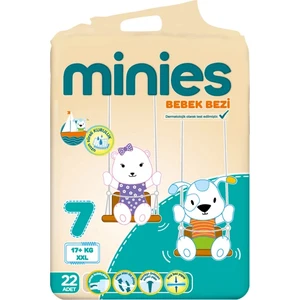 Bebek Bezi  17 kg 7 Beden 22'li