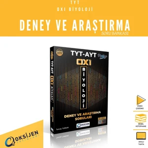 Oksijen Yayınları Tyt-Ayt Biyoloji Deney ve Araştırma Soruları Oxi 1022