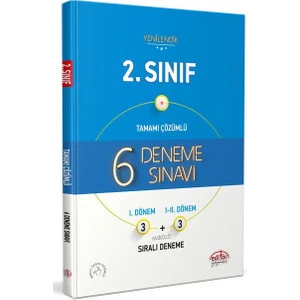 Editör Yayınları 2. Sınıf Tamamı Çözümlü 6 Deneme Sınavı Fasiküllü
