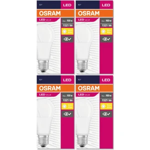 Led Value 13W Sarı Işık E-27 1521lm Ampul 4 lü Paket