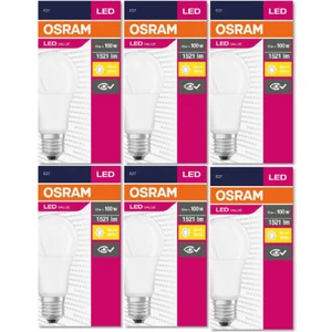 Led Value 13W Sarı Işık E-27 1521lm Ampul 6 lı Paket