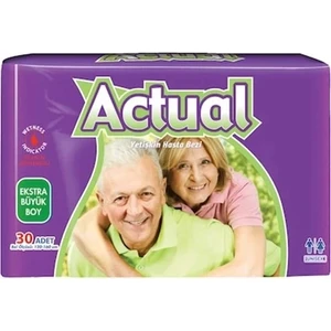 Belbantlı Yetişkin Hasta Bezi Tekstil Yüzey Xlarge 30'lu Paket 2'li