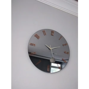 Harika Crown Gerçek Ayna Dekoratif Duvar Saati 40 cm