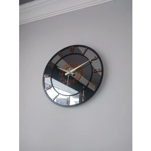 Harika Crown Gerçek Ayna Dekoratif Duvar Saati 40CM