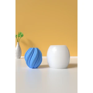 Cage Art Studio Küçük Spiral Mum Silikon Kalıp - Mum Yapım Malzemeleri 6 cm