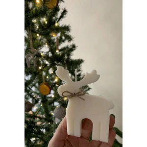 Cage Art Studio Dekoratif Yılbaşı Geyik Kokulu Mum - Soya Wax Mum 1 Adet