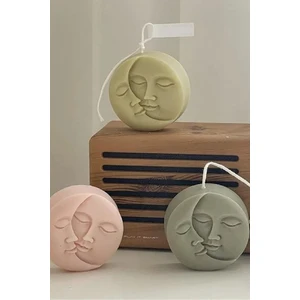 Cage Art Studio Dkoratif Ay ve Güneş Mum Silikon Kalıp