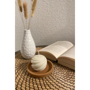 Cage Art Studio Büyük Oyma Küre Kokulu Mum - Dekoratif Soya Wax Mumu