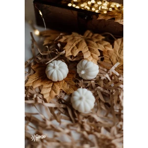 Cage Art Studio Mini Balkabağı Soya Mumu 3lü Seti - Mini Soy Pumpkin Candles