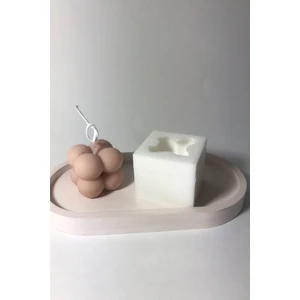 Cage Art Studio Mini Bubble Mum Silikon Kalıp, Mini Bubble Candle