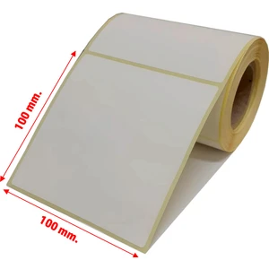 Dijital Barkod Termal Etiket 100X100 Barkod Etiketi - 3 Rulo 1.200 Adet
