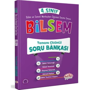 Editör Yayınları 4. Sınıf Bilsem Soru Bankası