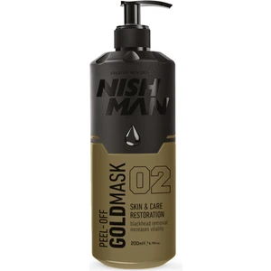 NISHMAN Nıshman Soyulabilir Gold Yüz Maskesi 200 ml