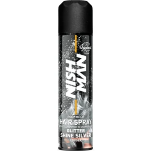 Nishman Parıltılı Saç Spreyi Silver 150 ml
