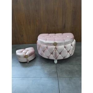 Ay Model Nişan Sandığı Makyaj Kutusu Puf
