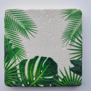 Şeker Portakalım Dekoratif Figürlü Doğal Taş Banyo Gider Kapağı Süsü Tekli 10X10 cm