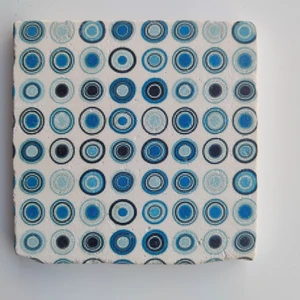 Şeker Portakalım Dekoratif Figürlü Doğal Taş Banyo Gider Kapağı Süsü Tekli 10X10 cm