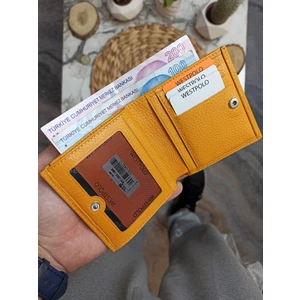 WEST POLO CÜZDAN Deri Unisex Bozuk Para Bölmeli Cüzdan Kartlık