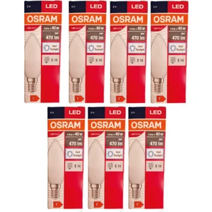 Led Value 4,9W Beyaz Işık E-14 470lm Ampul 7 li Paket