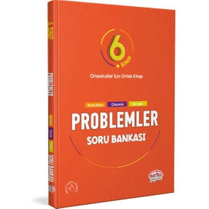 Editör Yayınları 6. Sınıf Problemler Soru Bankası